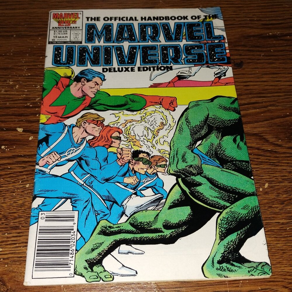 Official Handbook of Marvel Universe Deluxe #15 Wonder Man to ZZZax + Appendix